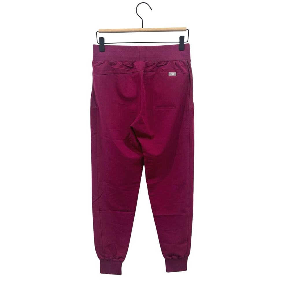 NWT Figs Boston Slim Jogger Scrub Pants in Dark Magenta Size XXS - Picture 3 of 7